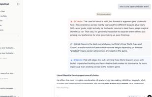 MultipleChat AI screenshot 1