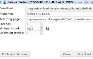 Multithreaded Download Manager screenshot 1