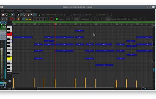 MusE Sequencer screenshot 2