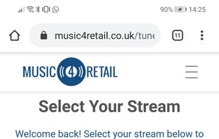 Main Streaming Page (Mobile)