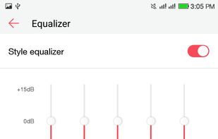 Music player screenshot 1