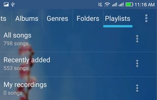 Music player screenshot 3