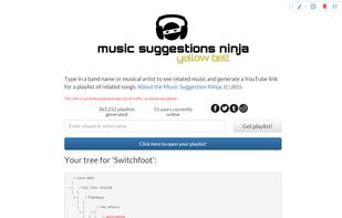 Music Suggestion Ninja screenshot 1