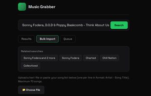MusicGrabber screenshot 1