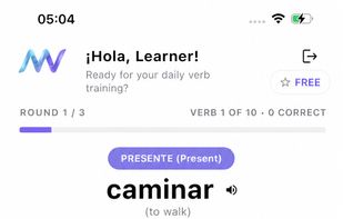 MuyVerbs screenshot 2