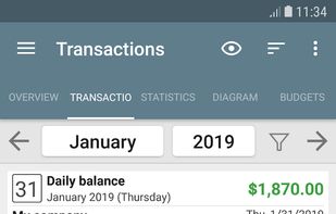 My Budget Book screenshot 1