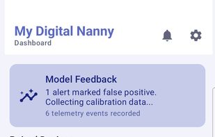 On your parent device you'll see the child device appear after pairing.