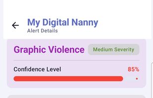 If you child device triggers an alert you can view it within the app and identify what was said and take the appropriate action.