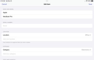My Inventory Tracker screenshot 2