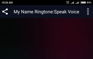 https://play.google.com/store/apps/details?id=com.vaktech.mynameringtone.speakvoice