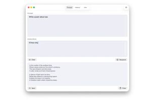 My Prompt Tester screenshot 1