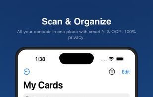 My Quick Card Scanner screenshot 1