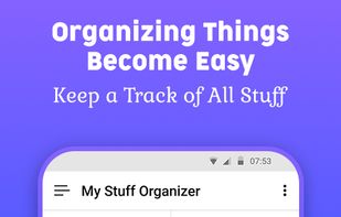 My Stuff Organizer screenshot 1