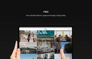 Free unlimited albums, usage and storage in high quality.