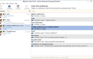 MyChat conferences
