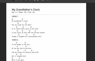 MyChordSheet screenshot 3