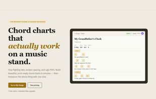 MyChordSheet screenshot 1