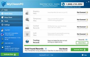 MyCleanPC screenshot 1