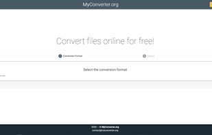Select the conversion format