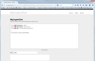 MyCryptoChat screenshot 1