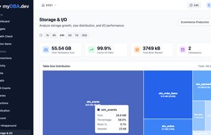 MyDBA.dev screenshot 1