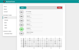 MyGuitarTuner.com screenshot 1