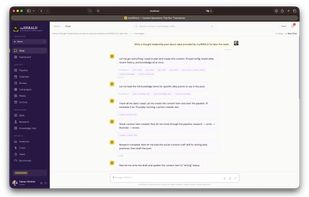Brief myHERALD in a chat: it researches, writes the post and creates a matching image.