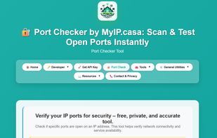 MyIP.casa screenshot 2