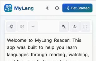 MyLang Reader screenshot 1