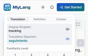 MyLang Reader screenshot 1