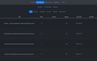 Manga List