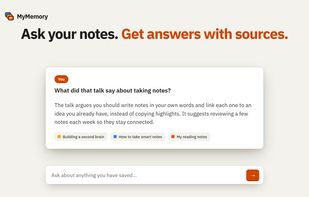 MyMemory.dev screenshot 1