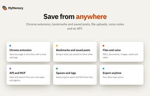 MyMemory.dev screenshot 3