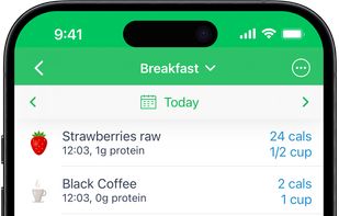 MyNetDiary screenshot 2