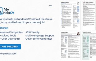 Start building professional CV, smart and AI-powered resume builder
