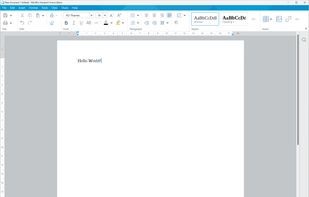 MyOffice Text running under Windows 11