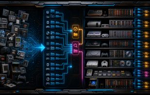 CURATOR workflow for organizing verified retro-game collections into LaunchBox-ready outputs.