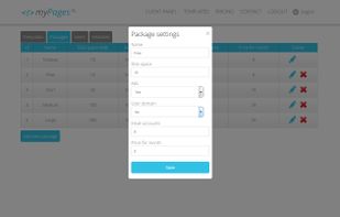 Mypages website builder screenshot 2