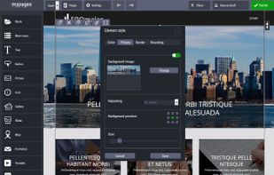 Mypages website builder screenshot 3