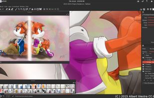 MyPaint screenshot 1
