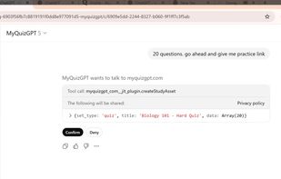 MyQuizGPT screenshot 2