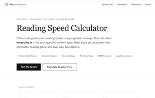 MyReadingSpeed screenshot 3