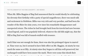 MyReadingSpeed screenshot 1