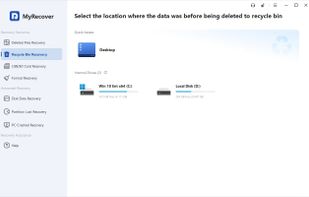 MyRecover screenshot 1