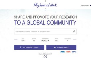 MyScienceWork screenshot 1