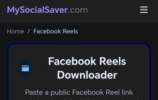MySocialSaver Facebook video download 
