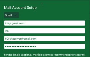 IMAP Mail Account