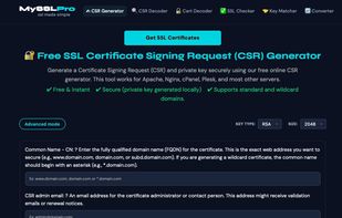 Free Certificate Signing Generator