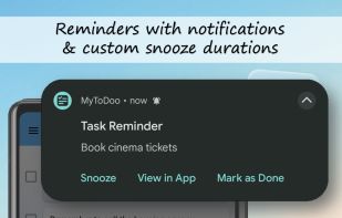 Reminders with custom snoowe durations