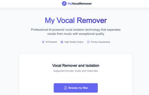 MyVocalRemover screenshot 1